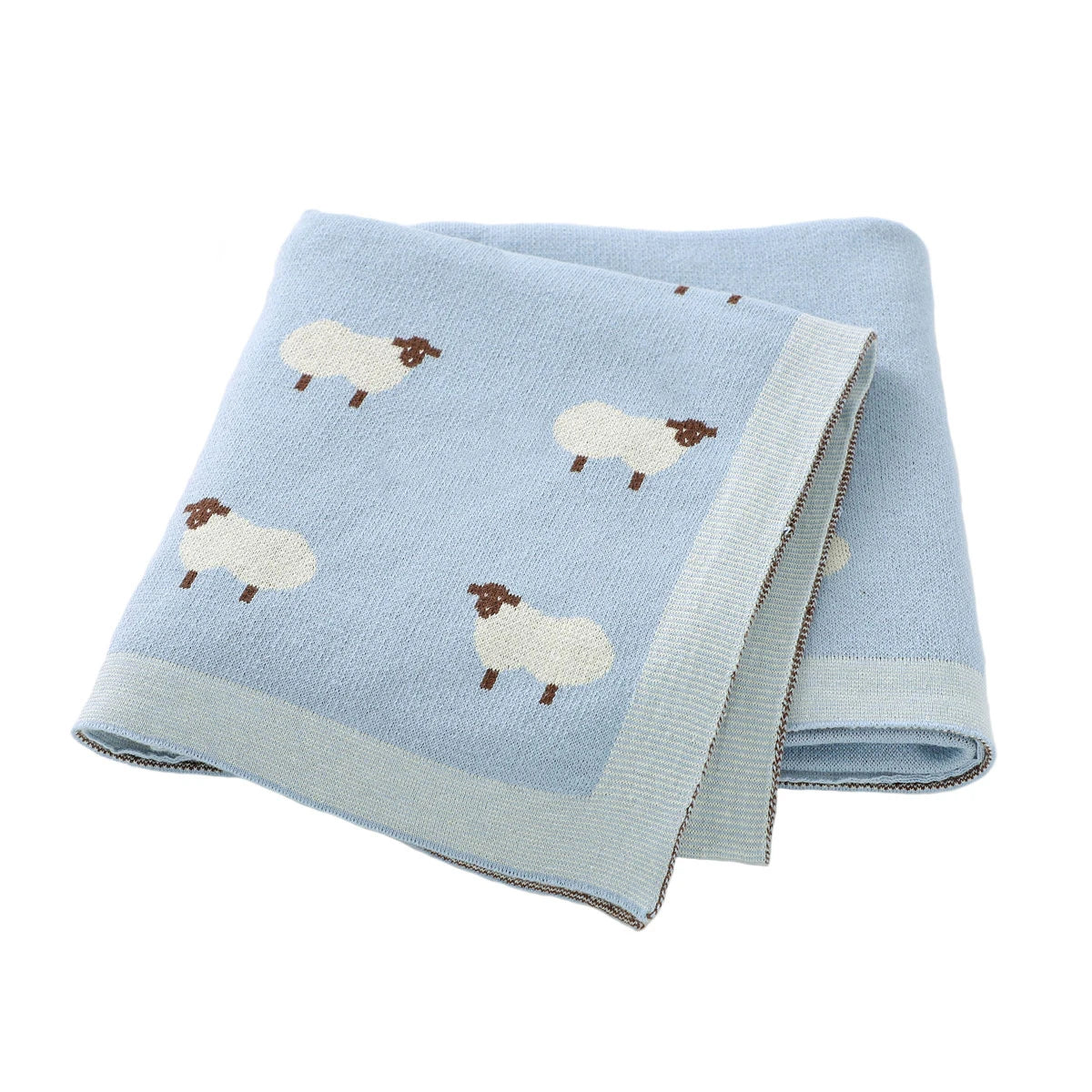Baby Blankets Newborn Swaddle Wrap 100*80 CM Cotton Knitted Infant Kids Soft Children's Accessories