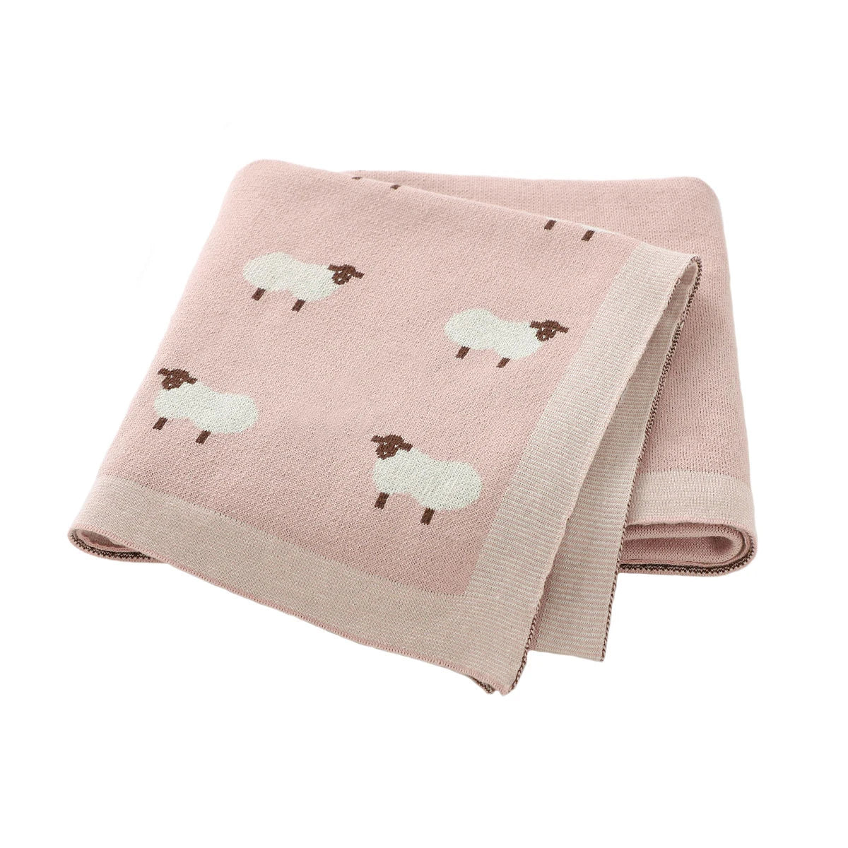 Baby Blankets Newborn Swaddle Wrap 100*80 CM Cotton Knitted Infant Kids Soft Children's Accessories