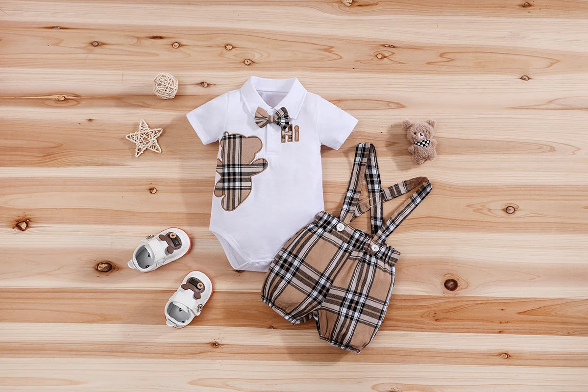 2PCS IURNXB Baby Clothes Sets Short