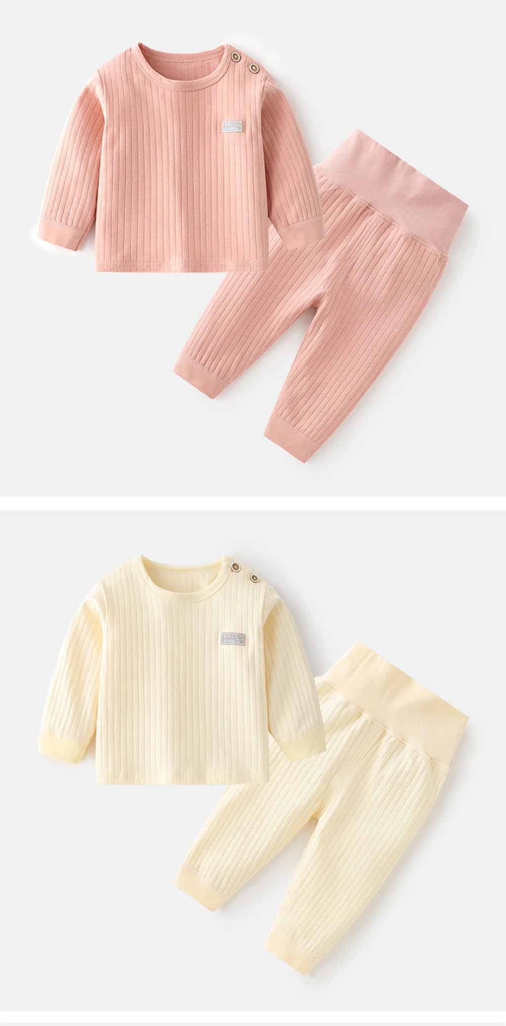 Autumn Winter Thermal Underwear Suit Baby Clothing Sets