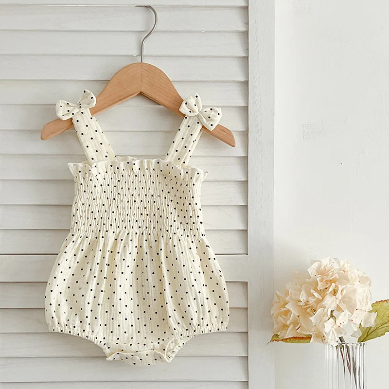 Summer Outfit Kids Baby Clothes Cotton Sleeveless Rompers