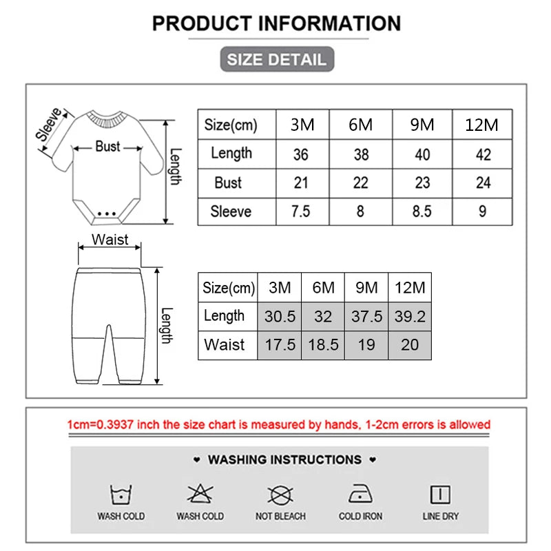 9 Pcs/Lot Unisex Newborn Bodysuits+Pants Clothing Sets Cartoon Cotton Baby Boy Girl Clothes