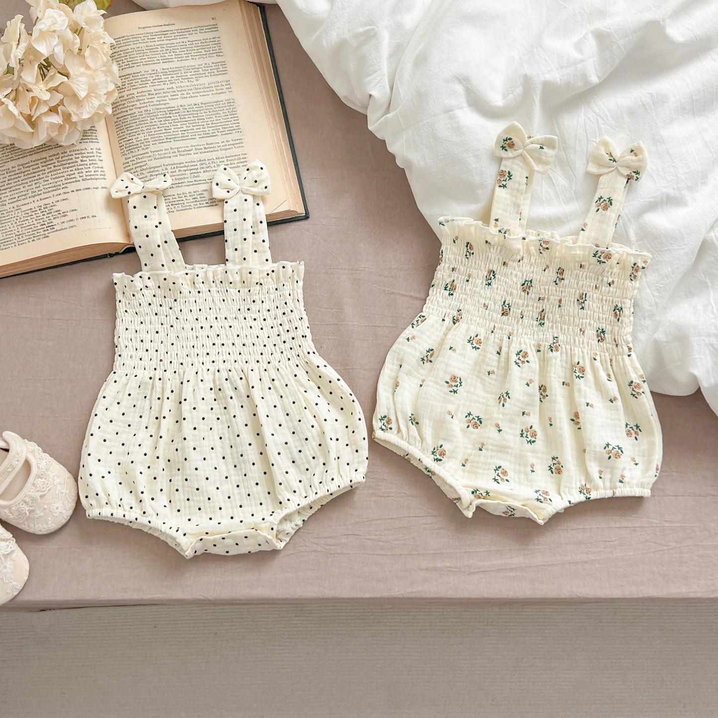 Summer Outfit Kids Baby Clothes Cotton Sleeveless Rompers