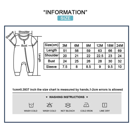 Unisex Solid Short Sleeve Zipper Baby Boy Girl Romper Cotton Soft Newborn Jumpsuits