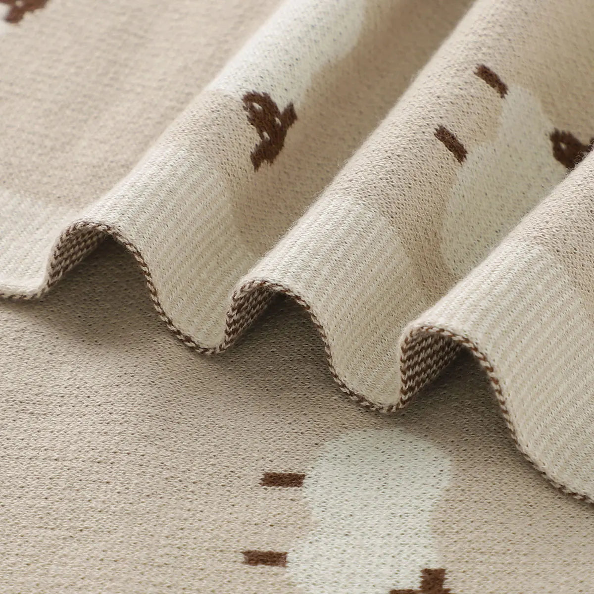Baby Blankets Newborn Swaddle Wrap 100*80 CM Cotton Knitted Infant Kids Soft Children's Accessories