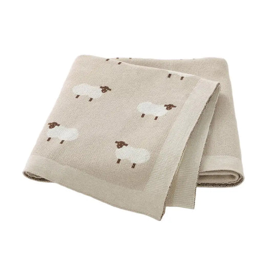Baby Blankets Newborn Swaddle Wrap 100*80 CM Cotton Knitted Infant Kids Soft Children's Accessories