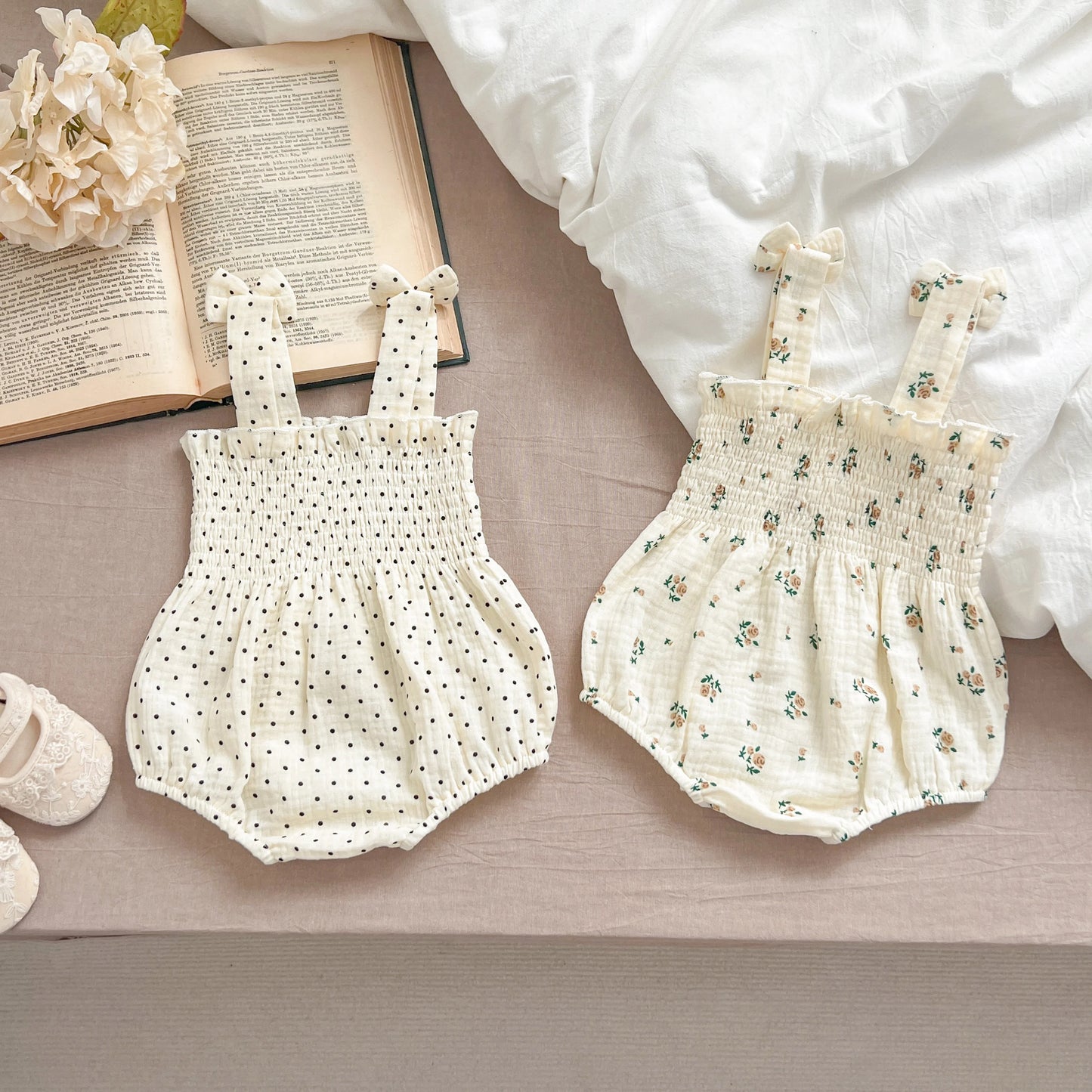 Summer Outfit Kids Baby Clothes Cotton Sleeveless Rompers