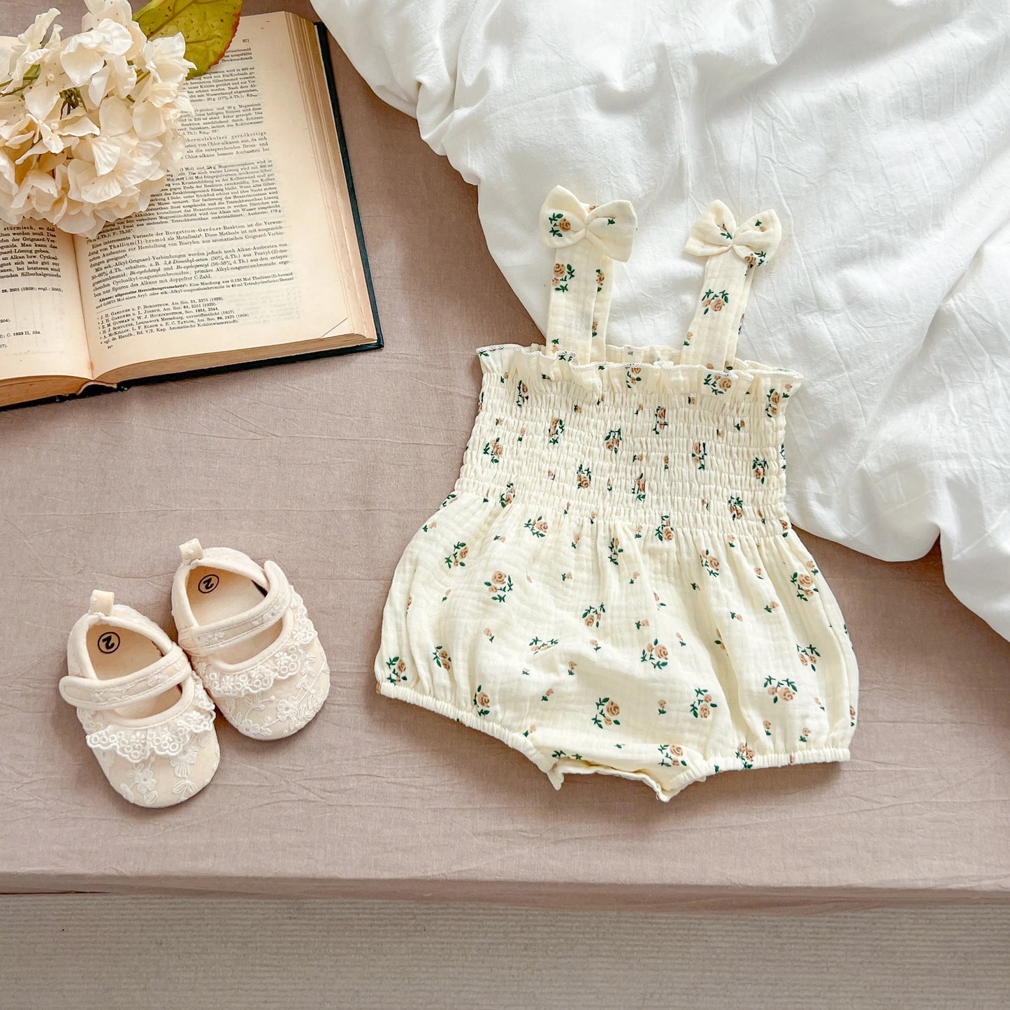 Summer Outfit Kids Baby Clothes Cotton Sleeveless Rompers