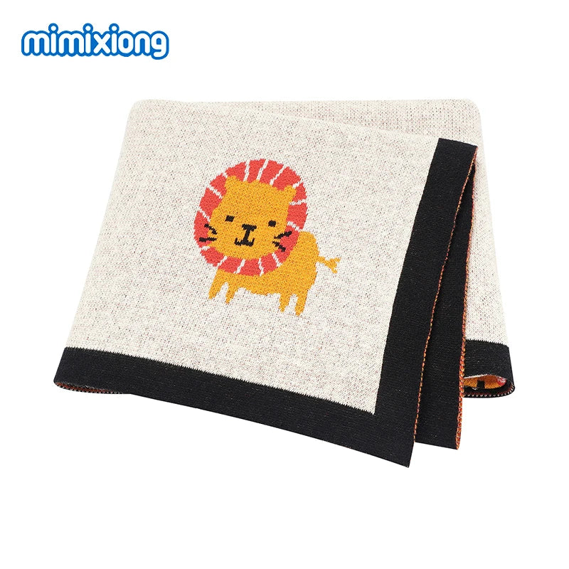 Baby Blankets Newborn Swaddle Wrap 100*80 CM Cotton Knitted Infant Kids Soft Children's Accessories