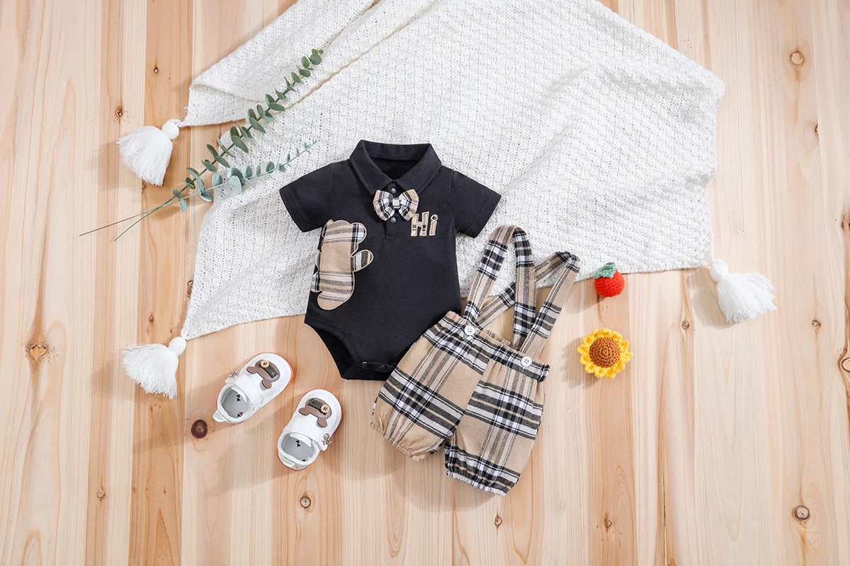 2PCS IURNXB Baby Clothes Sets Short