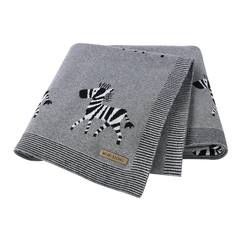 Baby Blankets Newborn Swaddle Wrap 100*80 CM Cotton Knitted Infant Kids Soft Children's Accessories