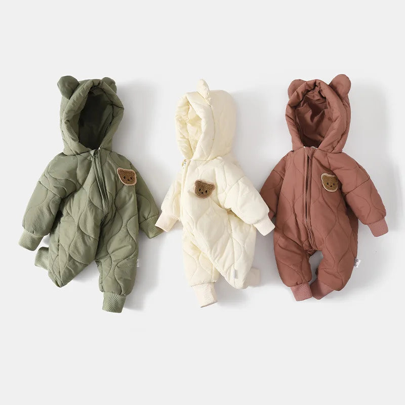 ﻿ Winter Baby Outwear Clothing Fur Lining Warm Toddler