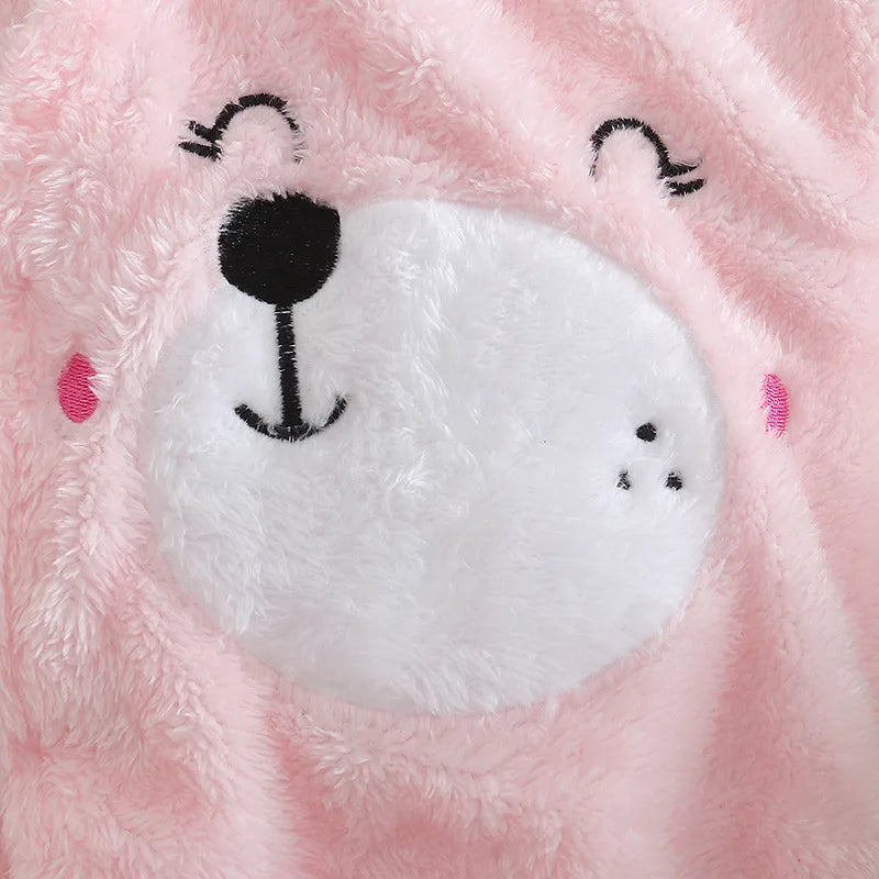 Autumn and Winter New Baby Plush Climbing Clothes Baby Warm and Thick