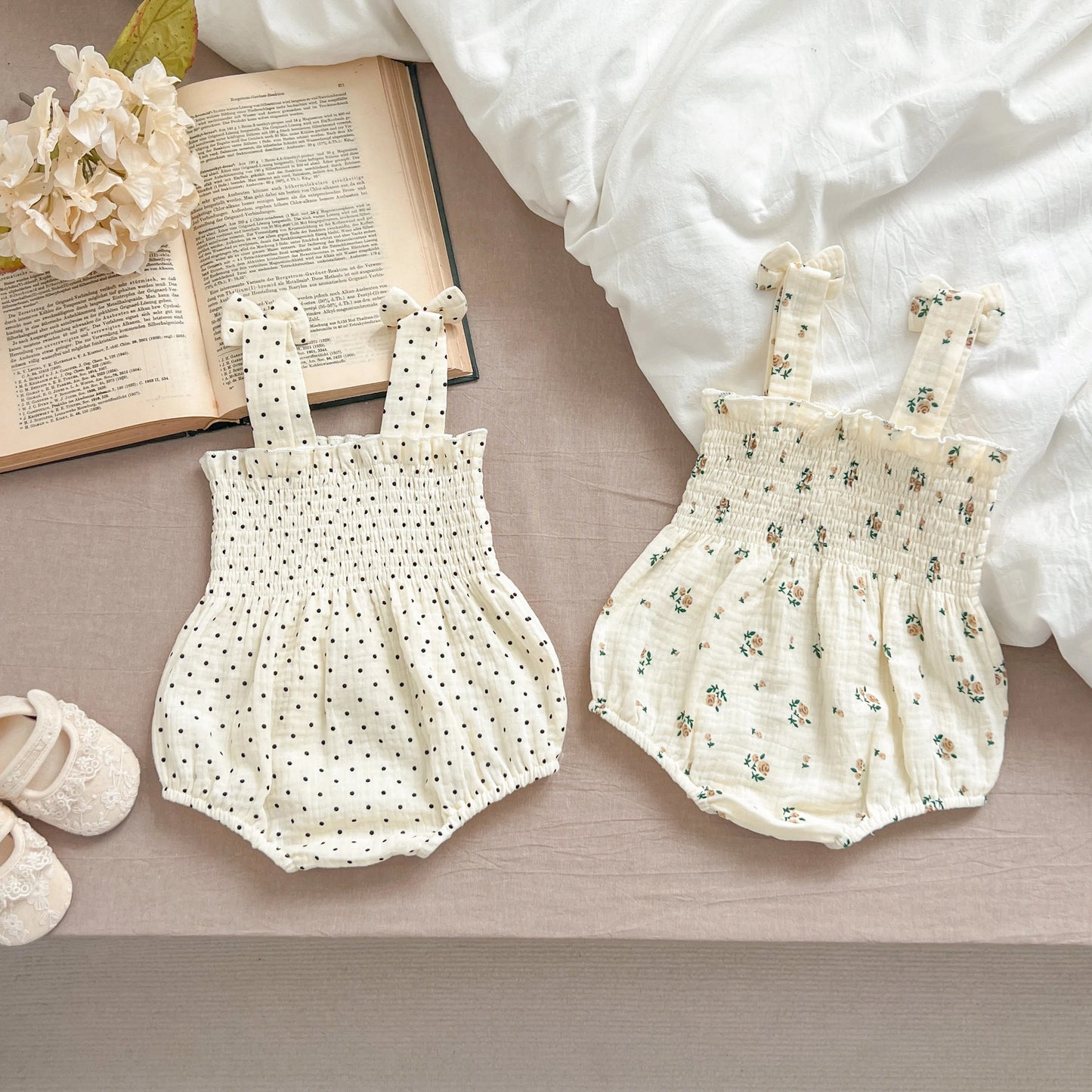 Summer Outfit Kids Baby Clothes Cotton Sleeveless Rompers