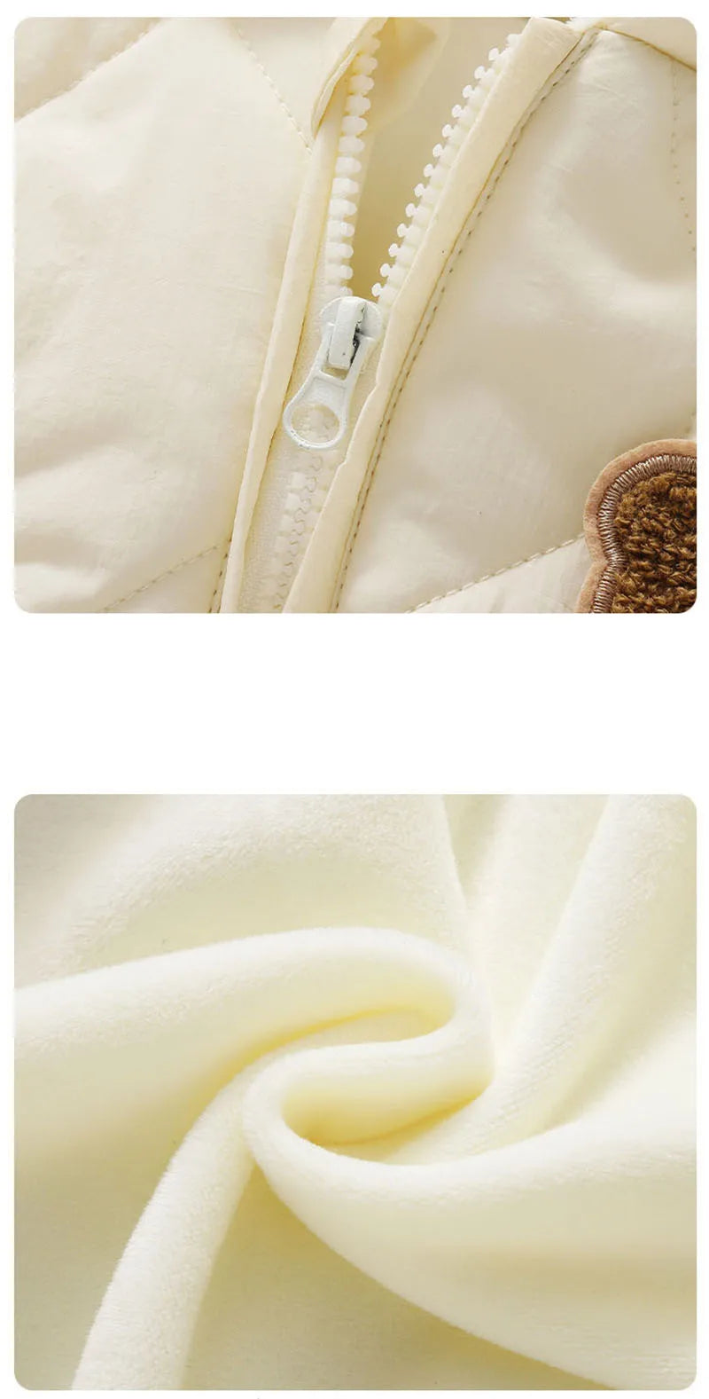 ﻿ Winter Baby Outwear Clothing Fur Lining Warm Toddler