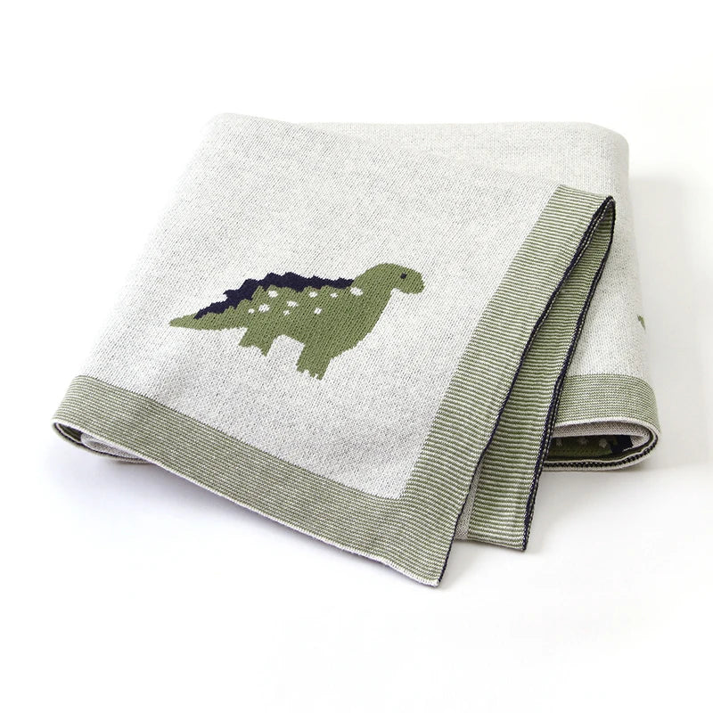Baby Blankets Newborn Swaddle Wrap 100*80 CM Cotton Knitted Infant Kids Soft Children's Accessories
