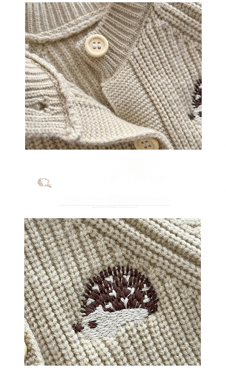 New Baby Clothes Animal Embroidery