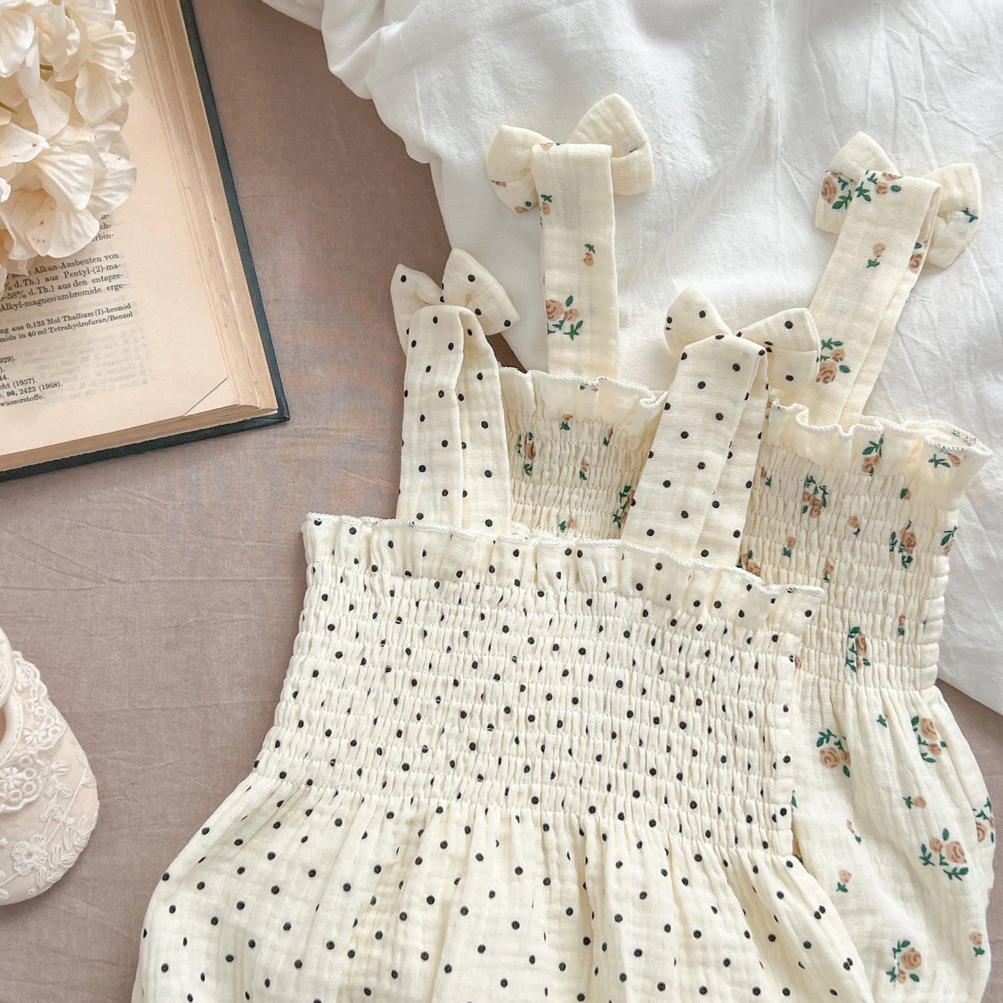 Summer Outfit Kids Baby Clothes Cotton Sleeveless Rompers