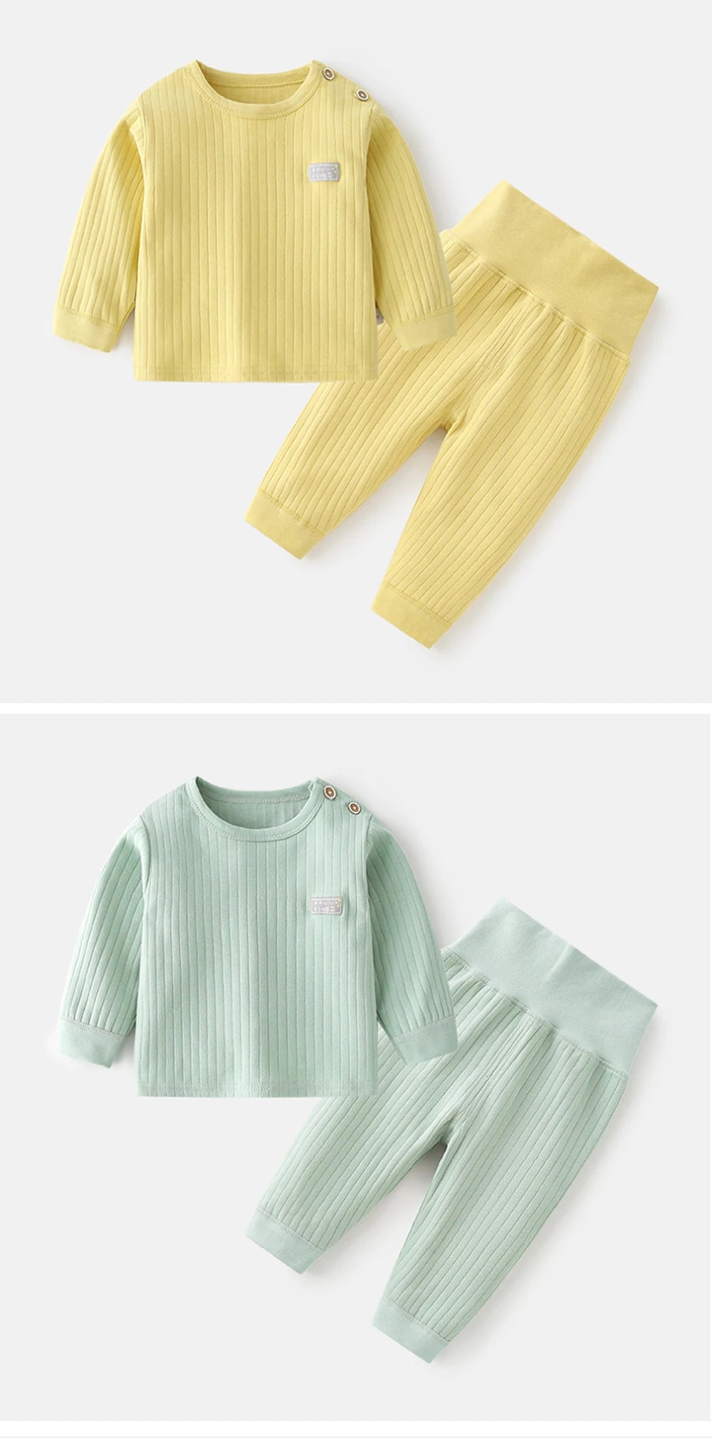 Autumn Winter Thermal Underwear Suit Baby Clothing Sets