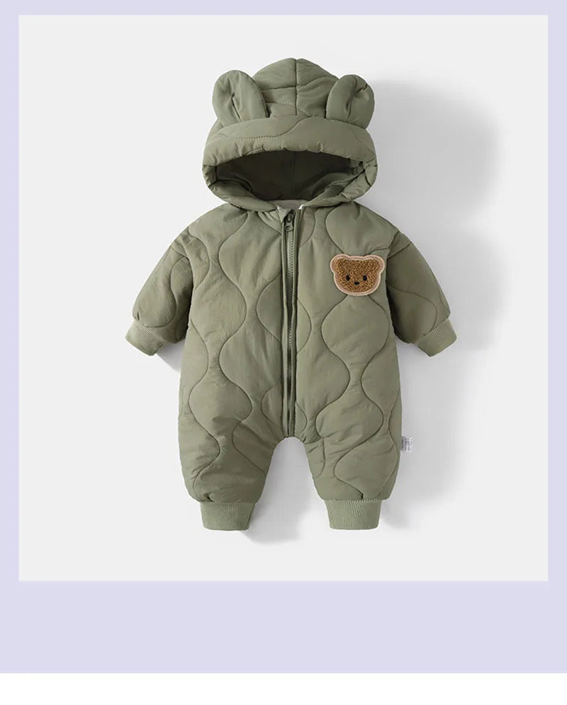 ﻿ Winter Baby Outwear Clothing Fur Lining Warm Toddler