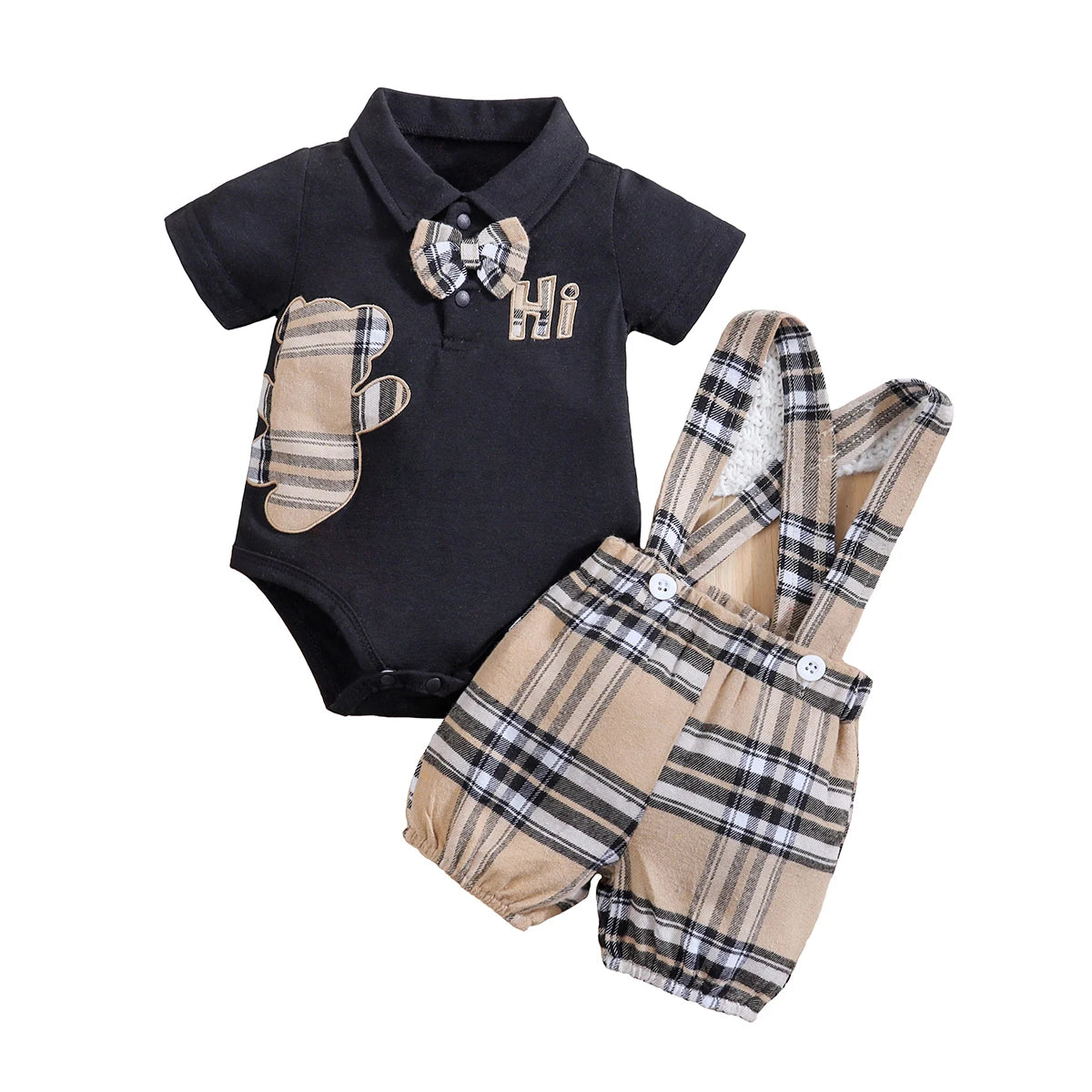 2PCS IURNXB Baby Clothes Sets Short
