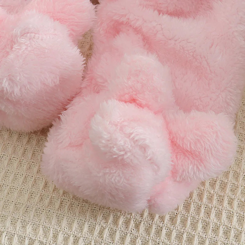 Autumn and Winter New Baby Plush Climbing Clothes Baby Warm and Thick