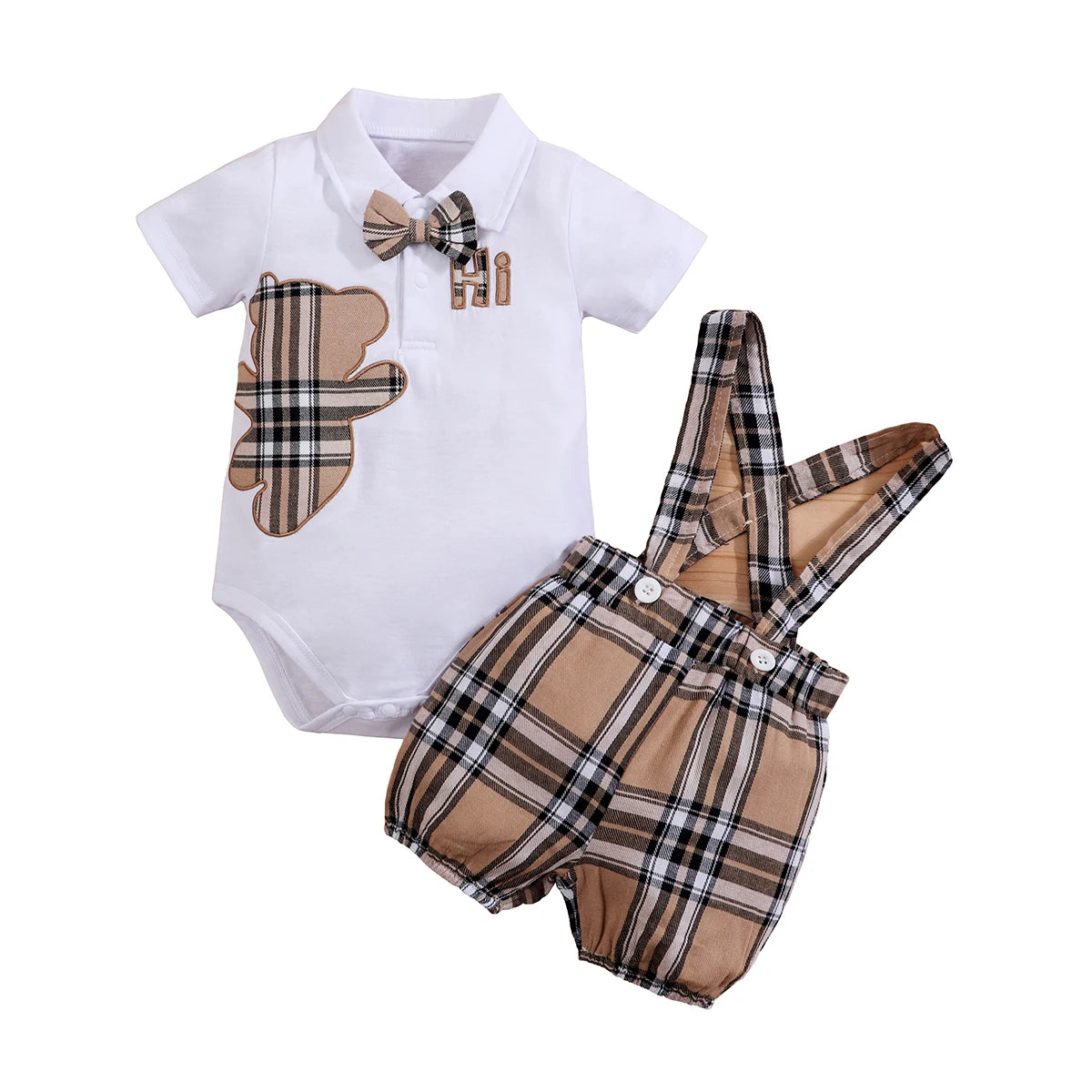 2PCS IURNXB Baby Clothes Sets Short