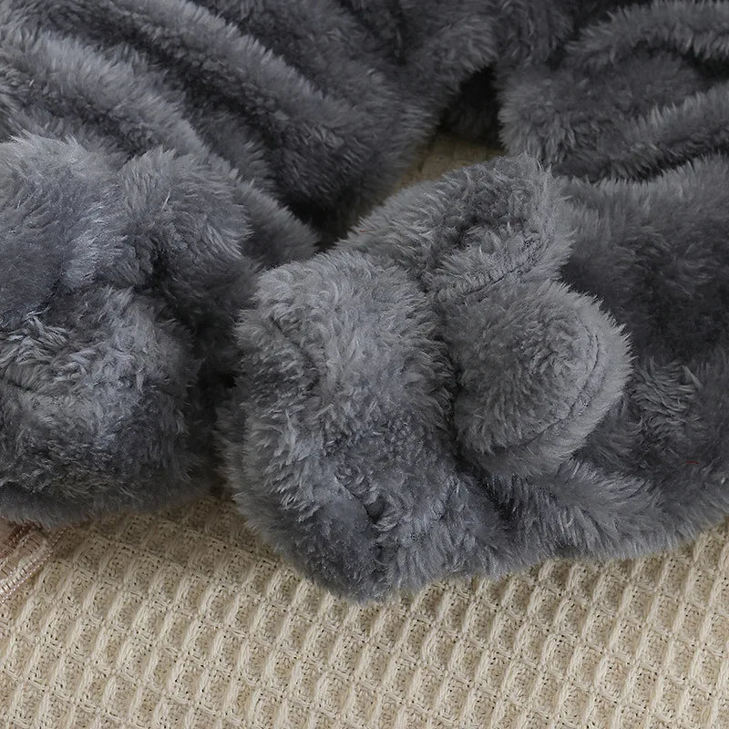 Autumn and Winter New Baby Plush Climbing Clothes Baby Warm and Thick