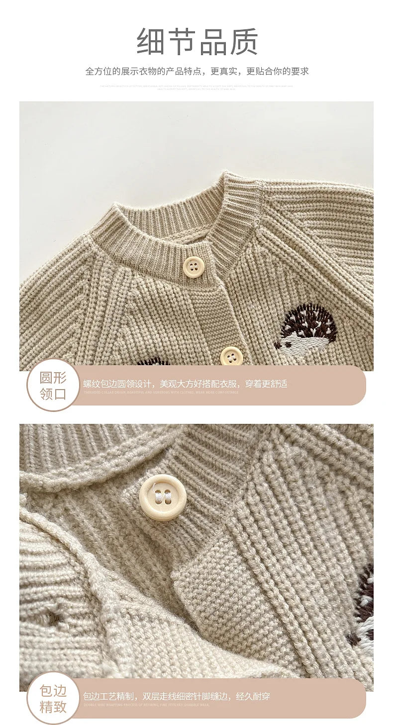New Baby Clothes Animal Embroidery