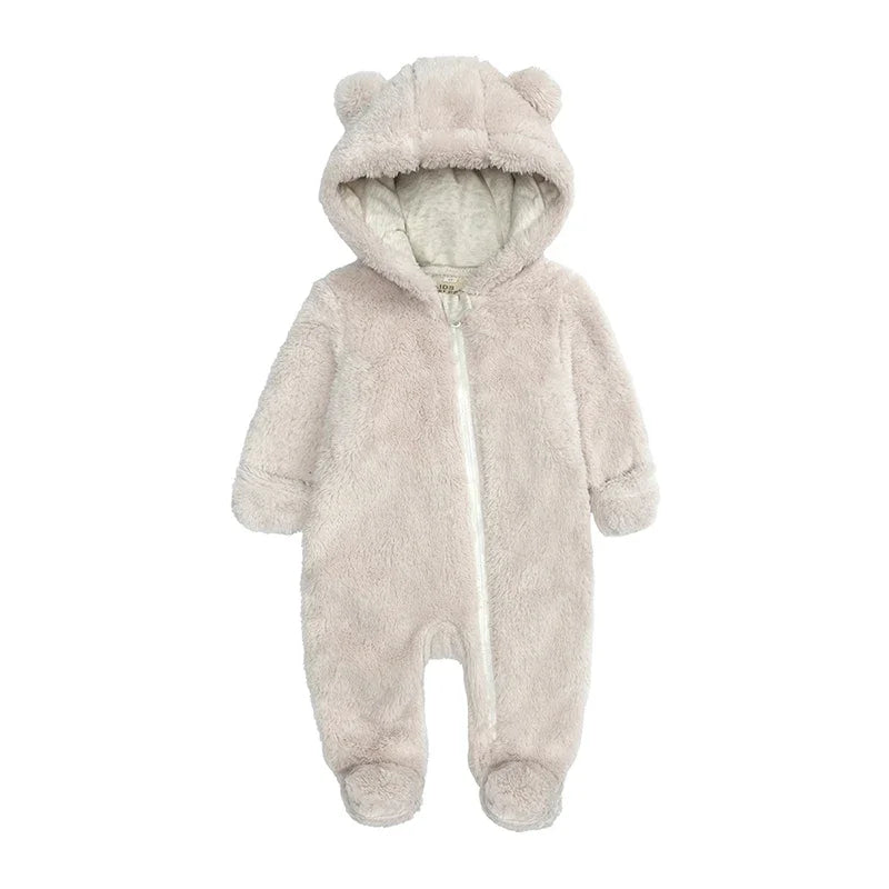 Baby Rompers Infant Clothes Winter Newborn Baby Boy Girl Zipper Bodysuit