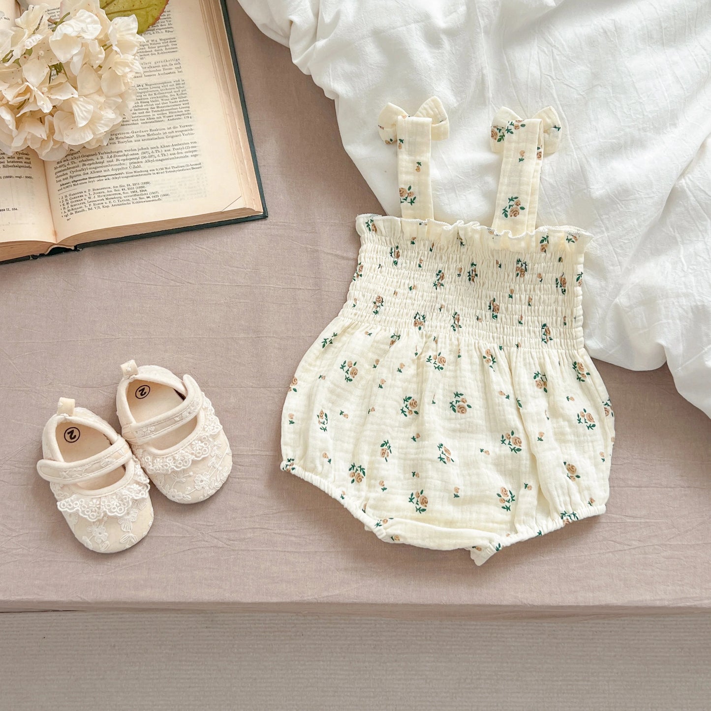 Summer Outfit Kids Baby Clothes Cotton Sleeveless Rompers