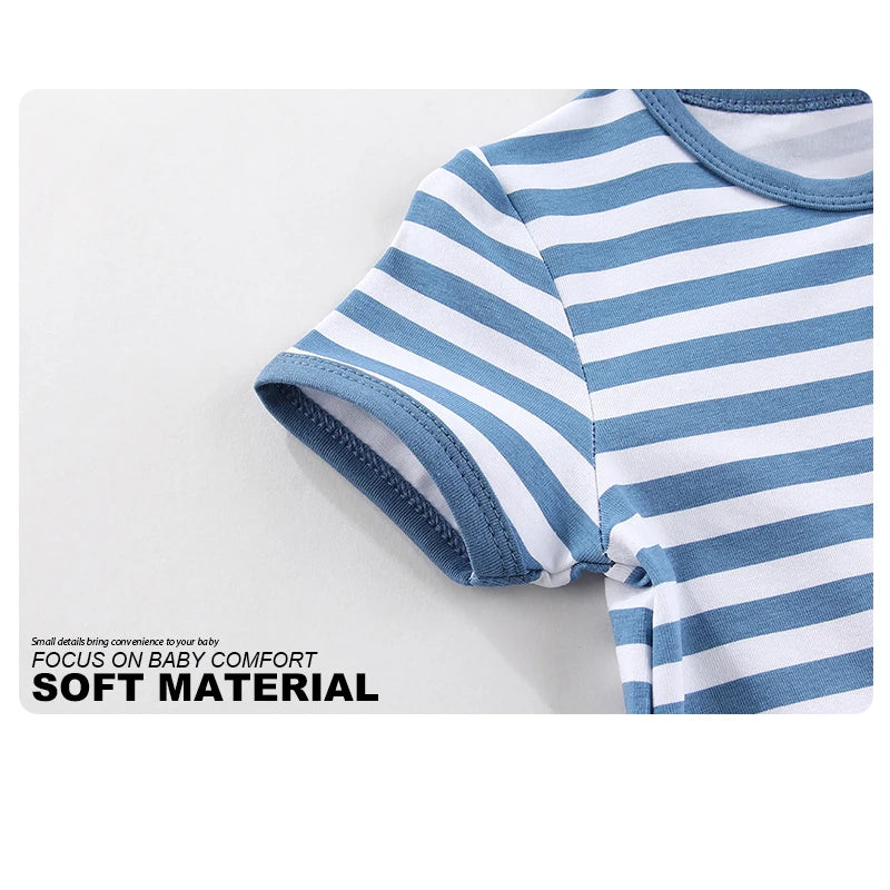 Unisex Solid Short Sleeve Zipper Baby Boy Girl Romper Cotton Soft Newborn Jumpsuits